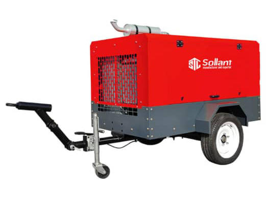 Towable Diesel Air Compressor